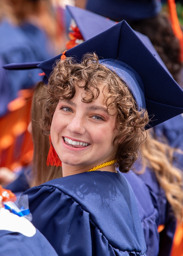 Female student graduating from Snow College