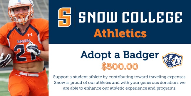 Donation of $500 to adopt a badger.