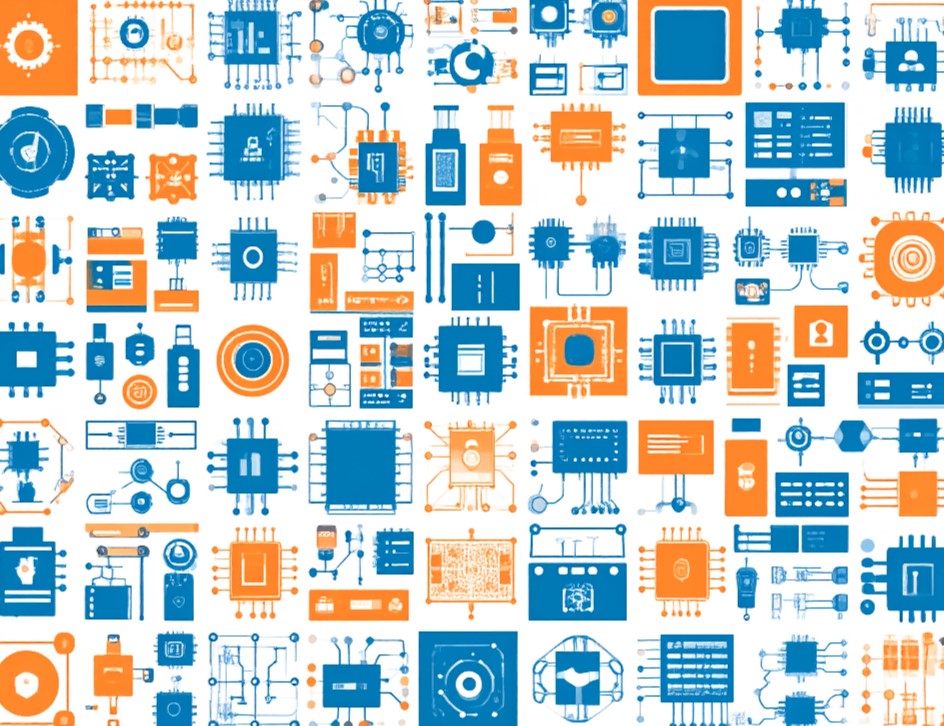 AI generated graphic of symbols