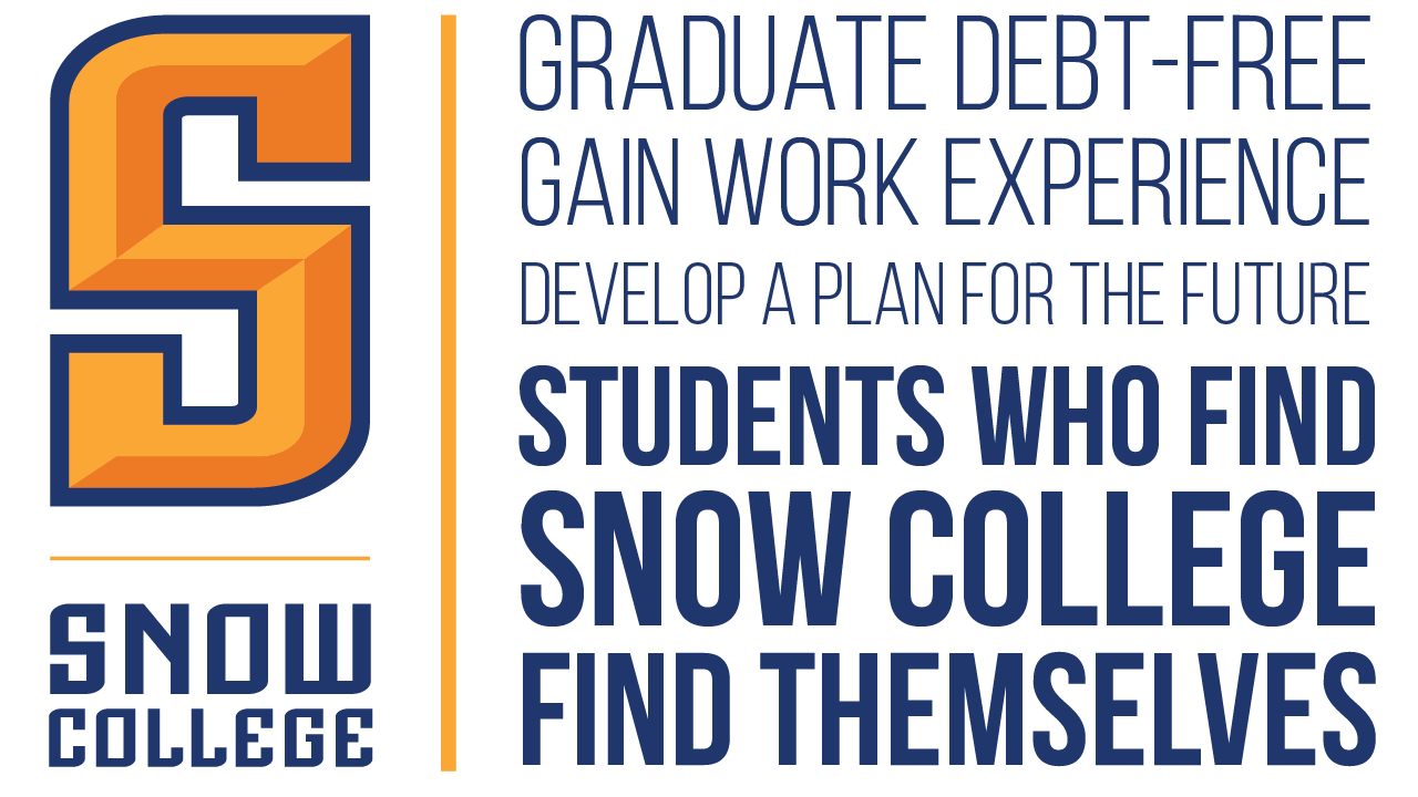 Graduate debt-free, gain work experience, develop a plan for the future. Students who find snow college find themselves.