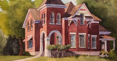 Watercolor home