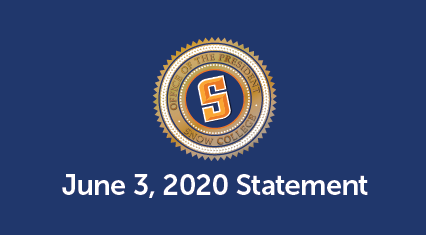 June 3, 2020 Statement