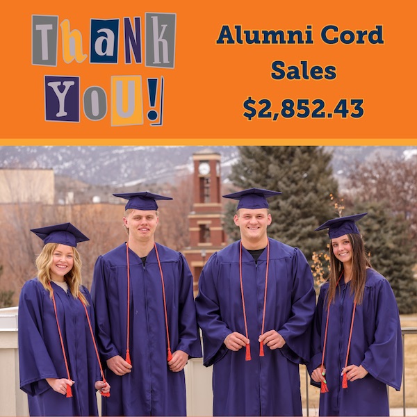 Alumni cord fundraising success