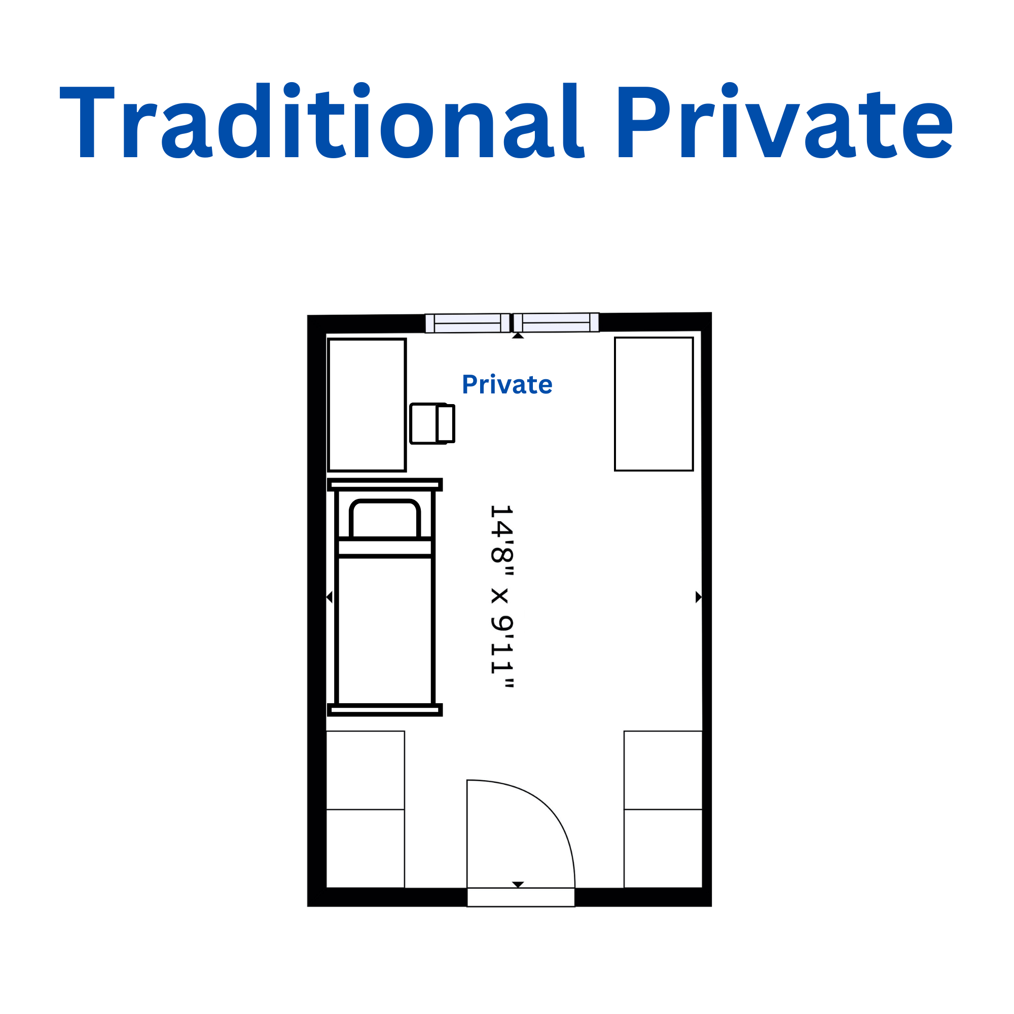 Traditional Private Floor Plan
