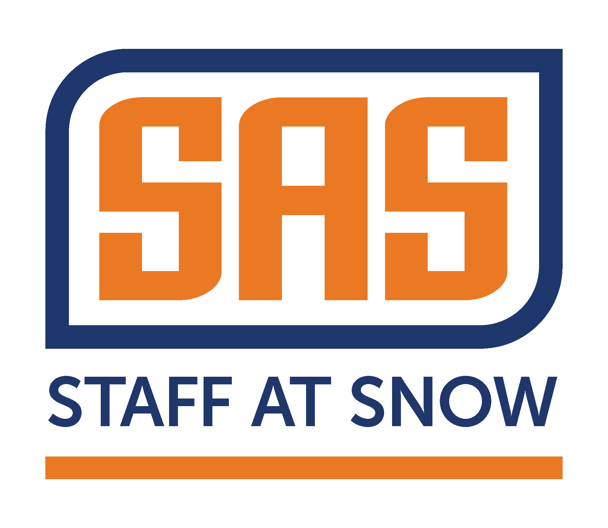 Staff at Snow logo wordart