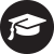 Student Alumni Association logo of graduation cap
